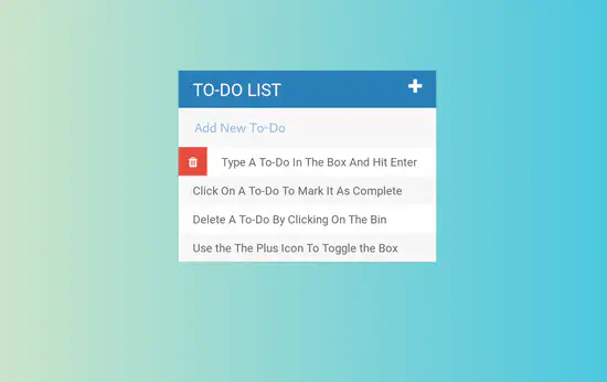 To-Do List